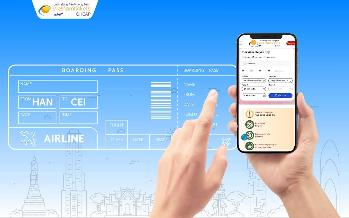 Đặt vé máy bay Hà Nội Chiang Rai sớm