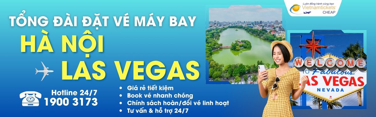 Đặt vé máy bay Hà Nội Las Vegas giá rẻ
