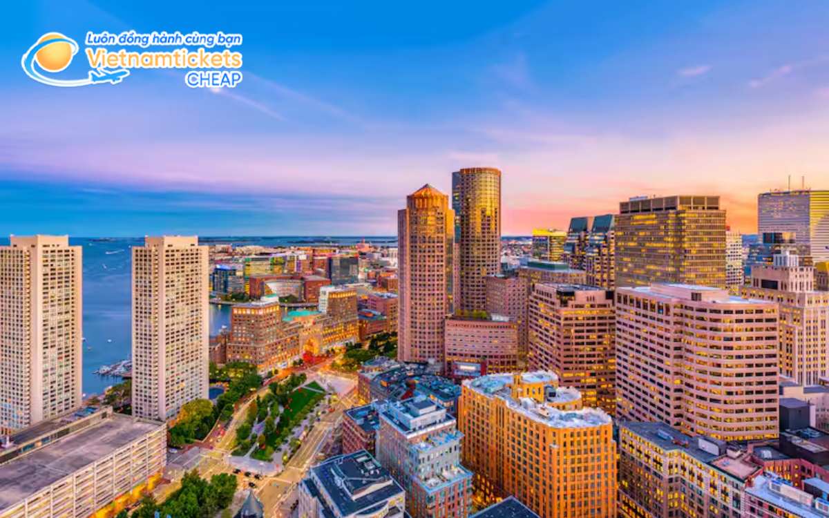 Gi&aacute; v&eacute; m&aacute;y bay H&agrave; Nội đi Massachusetts