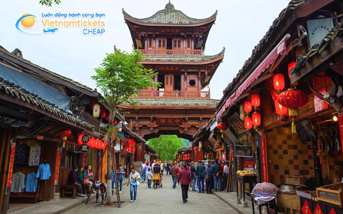 Gi&aacute; v&eacute; m&aacute;y bay H&agrave; Nội đi Tứ Xuy&ecirc;n