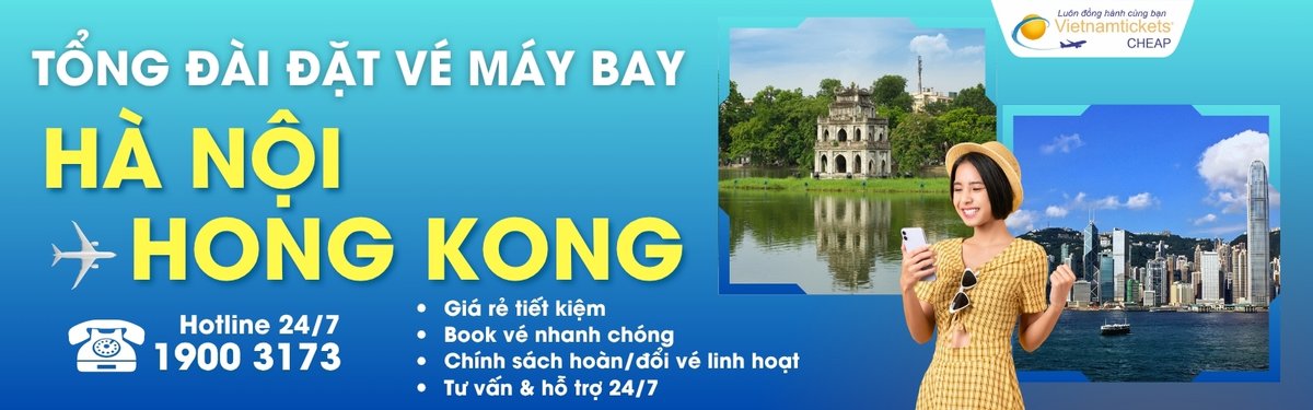 Đặt vé máy bay Hà Nội Hong Kong giá rẻ