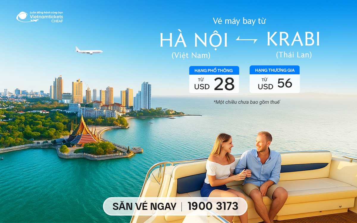 Vé Máy Bay Hà Nội Krabi