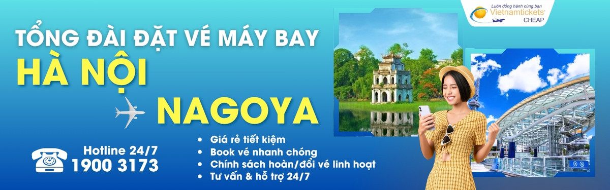Đặt v&eacute; m&aacute;y bay H&agrave; Nội Nagoya gi&aacute; rẻ