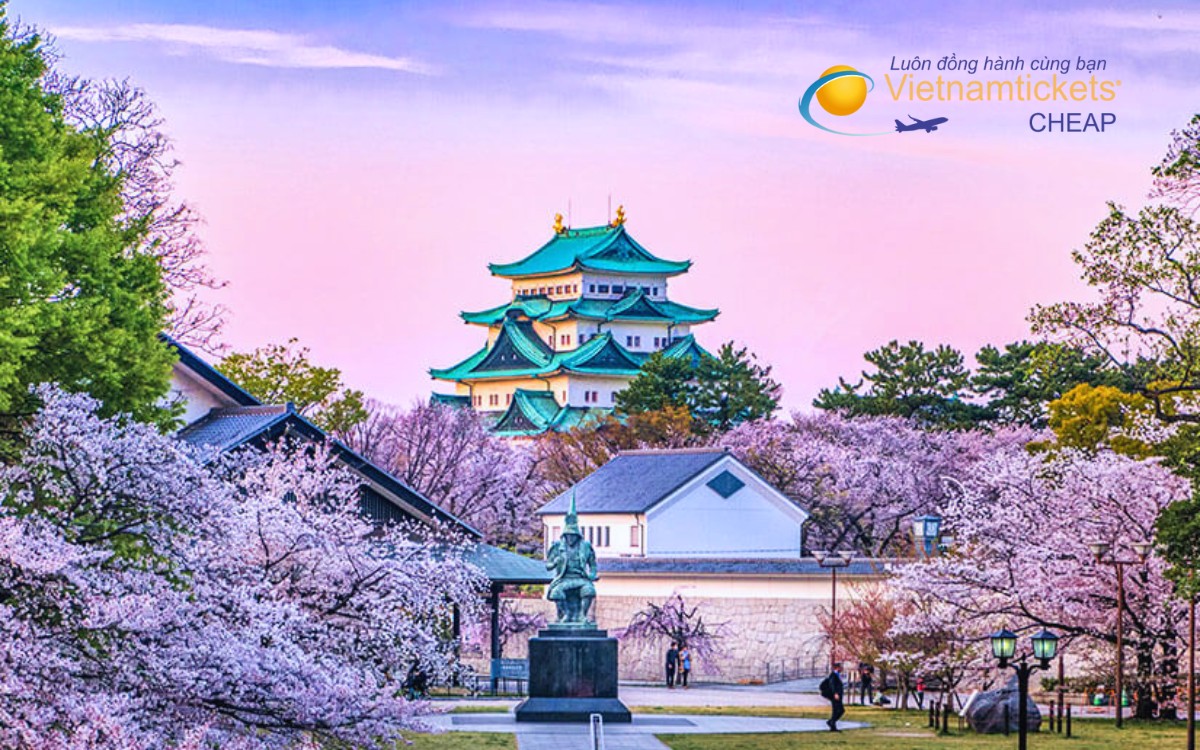 Gi&aacute; v&eacute; m&aacute;y bay H&agrave; Nội Nagoya h&ocirc;m nay