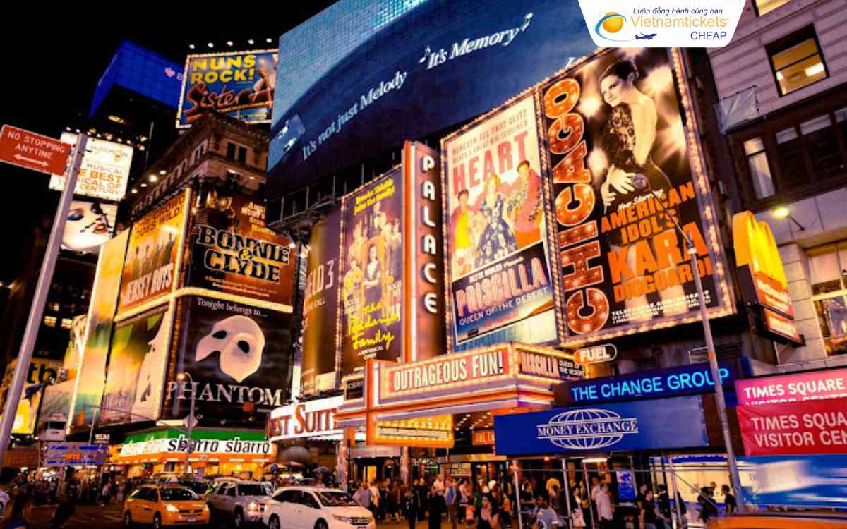 Quảng trường thời đại điểm du lịch ở New York