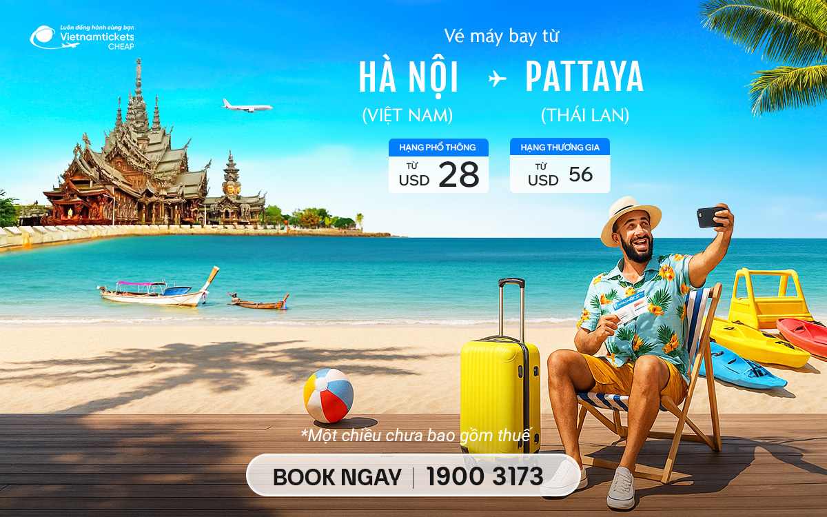 Vé Máy Bay Hà Nội Pattaya