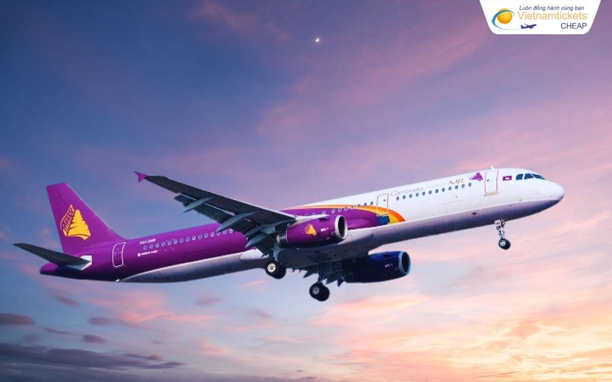 Cambodia Angkor Air bay từ Hà Nội đi Sihanoukville