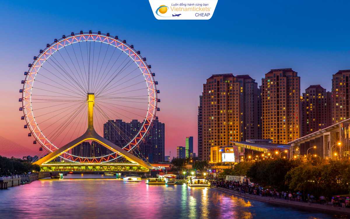 Tianjin Eye - Địa điểm du lịch ở Thiên Tân