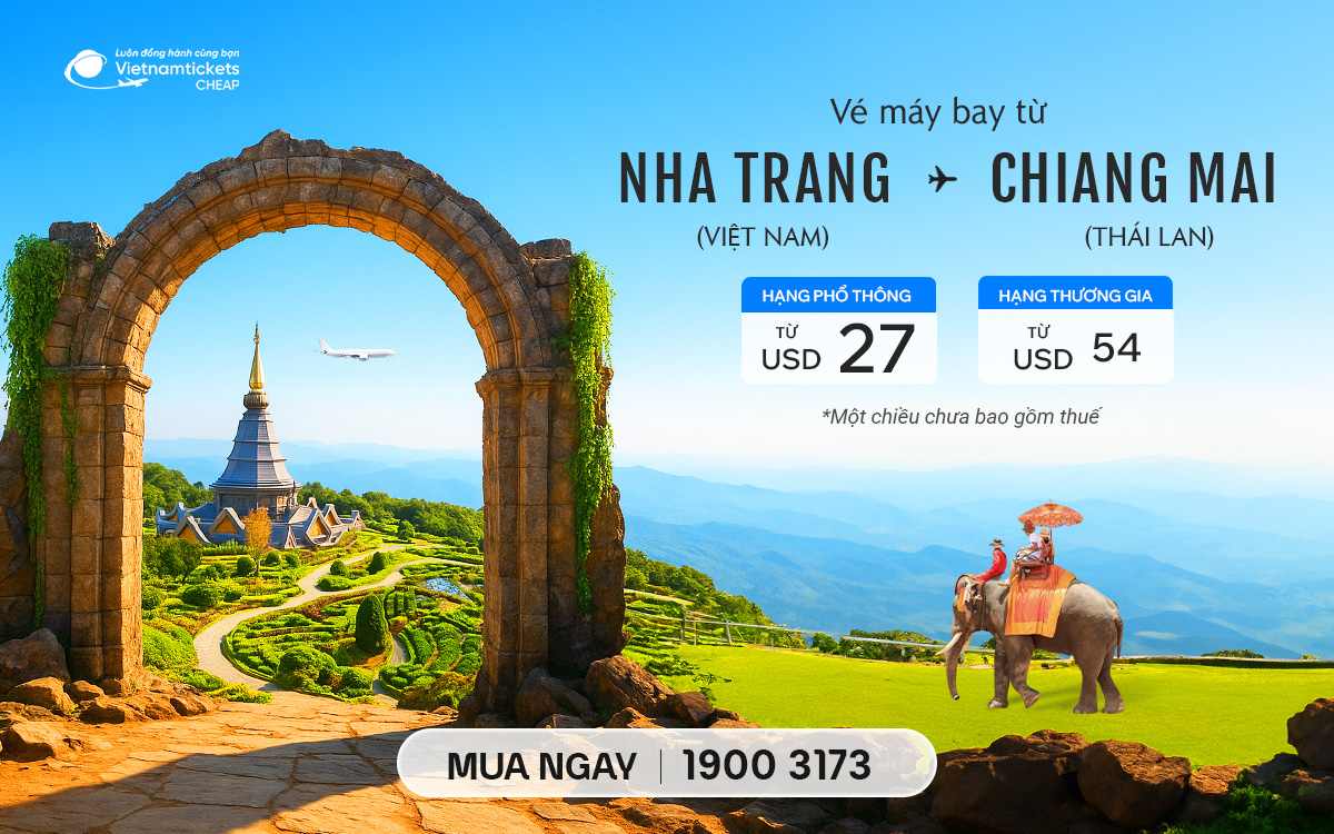 Vé Máy Bay Nha Trang Chiang Mai