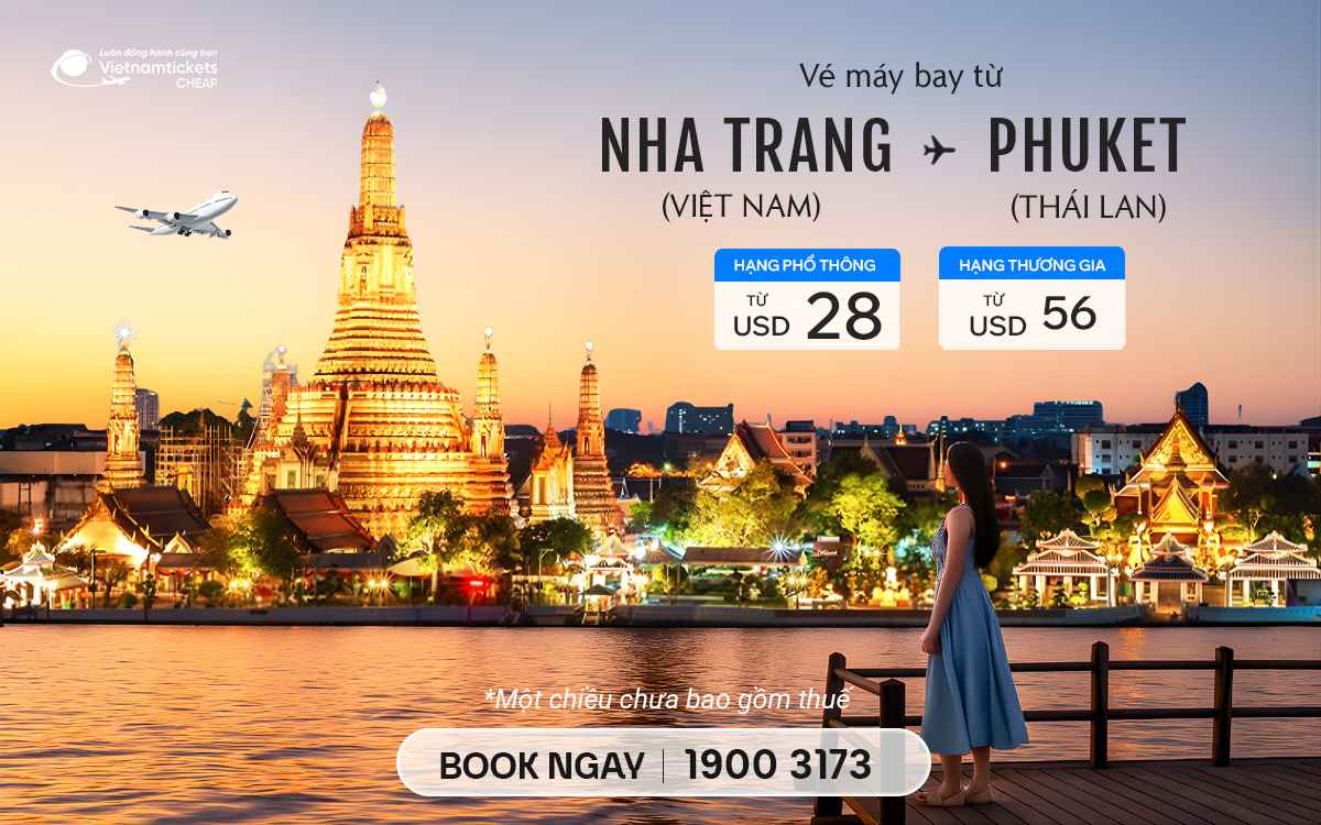 Vé Máy Bay Nha Trang Phuket