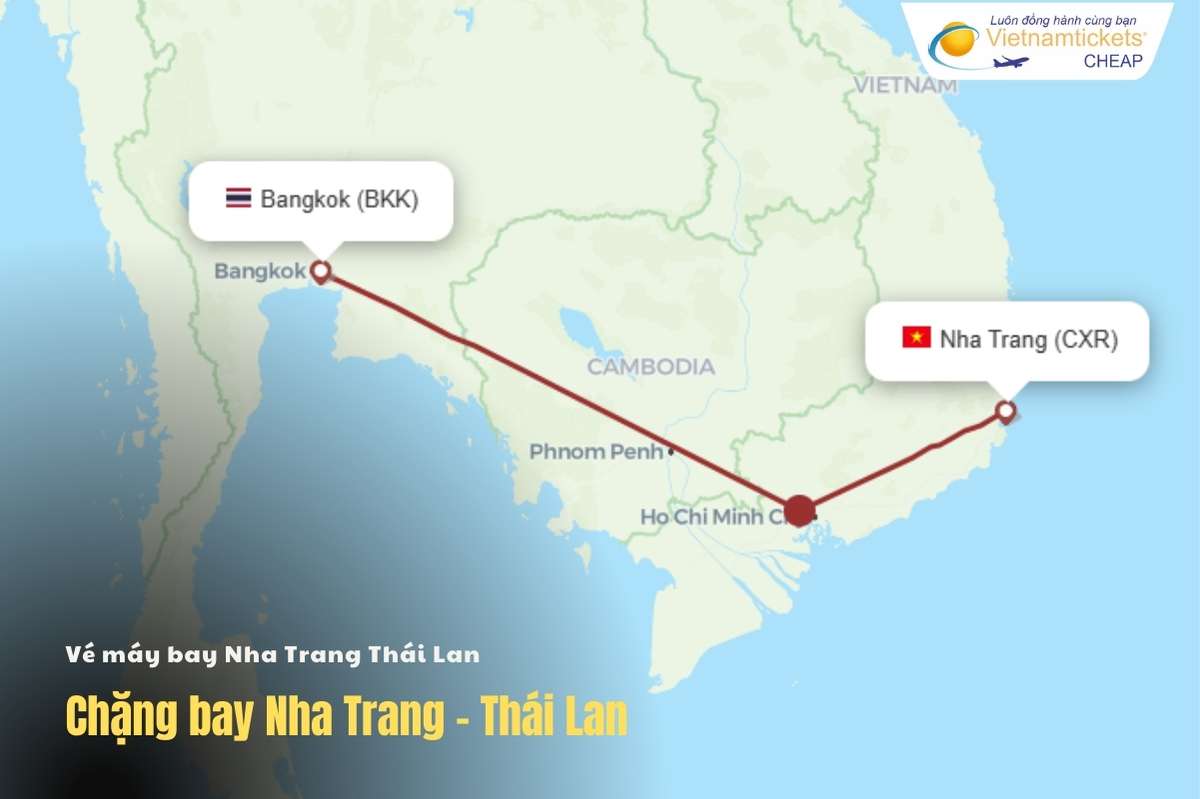 Chặng vé máy bay Nha Trang Thái Lan