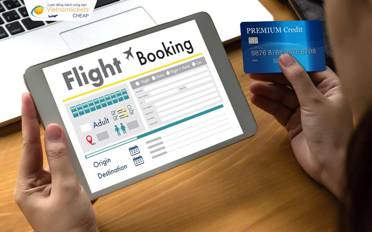 sử dụng thẻ thanh toán khi săn vé Sài Gòn Chiang Mai