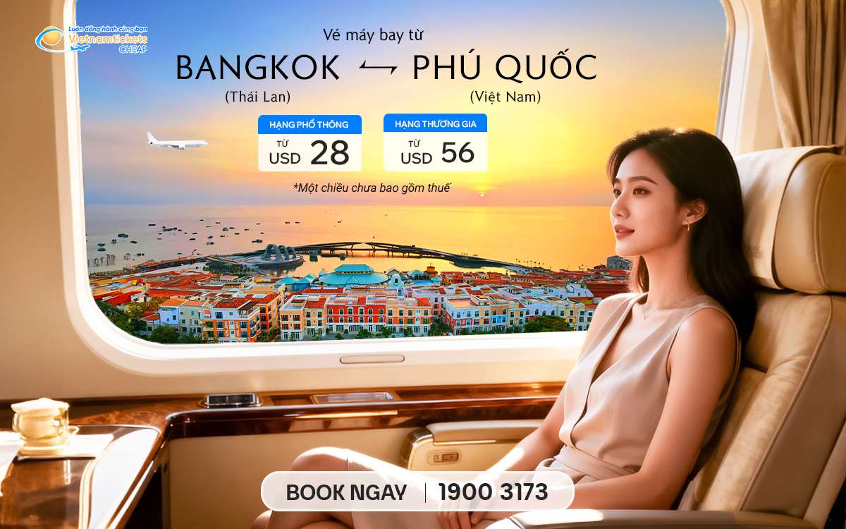 Vé Máy Bay Từ Bangkok Đi Phú Quốc