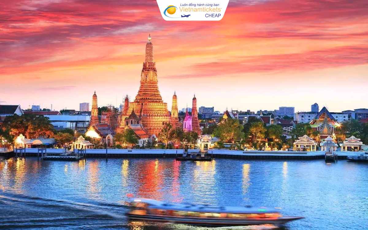 Sông Chao Phraya địa điểm du lịch Bangkok