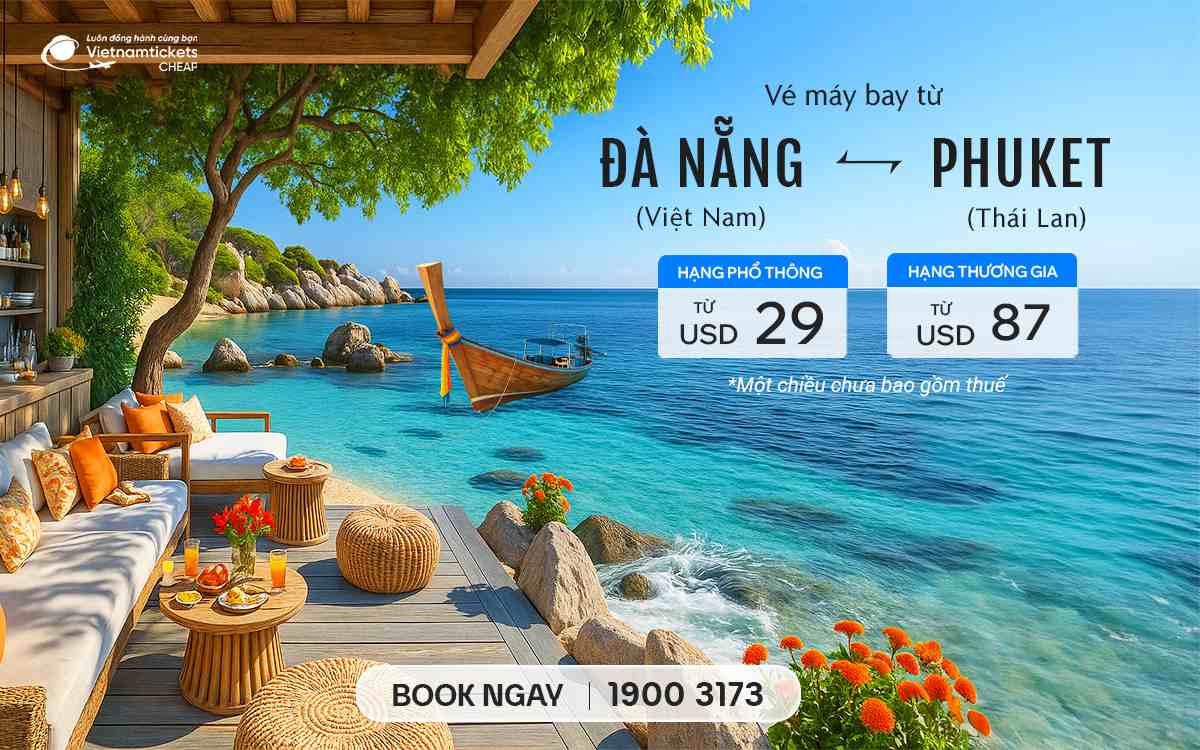 Vé Máy Bay Từ Đà Nẵng Đi Phuket