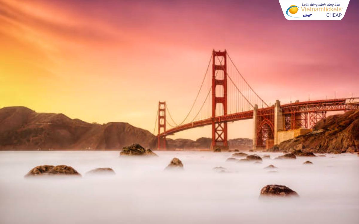 Cầu cổng vàng địa điểm du lịch California