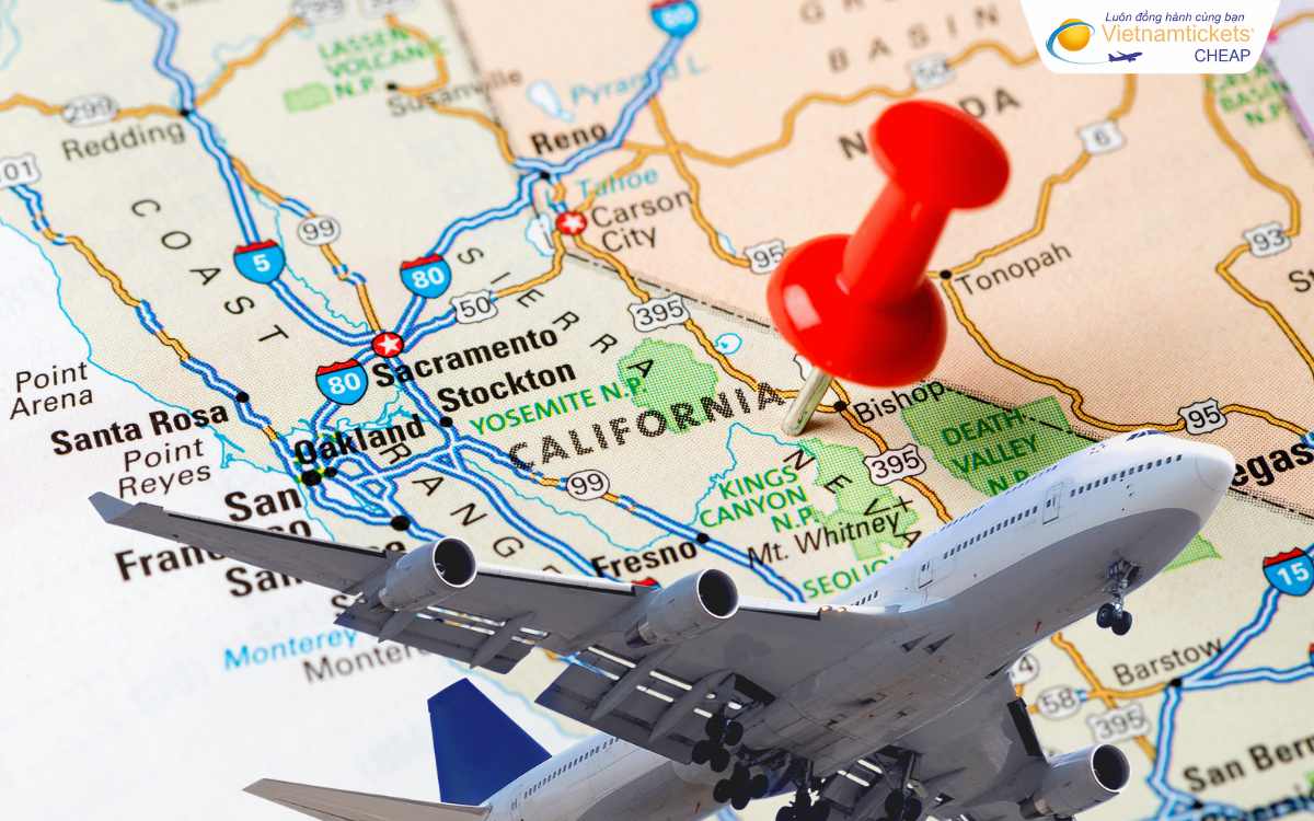 Chuyến bay từ Hà Nội đi California