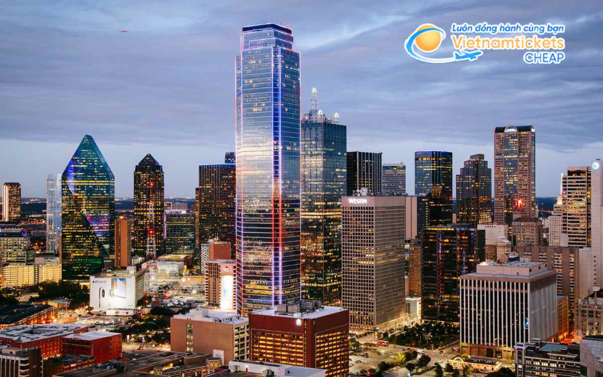 Giá vé máy bay từ Hà Nội đi Dallas