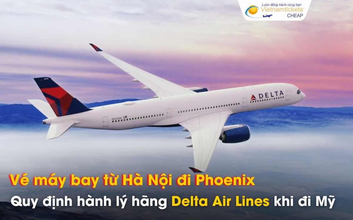 Quy định hành lý ký gửi hãng Delta khi đi Mỹ
