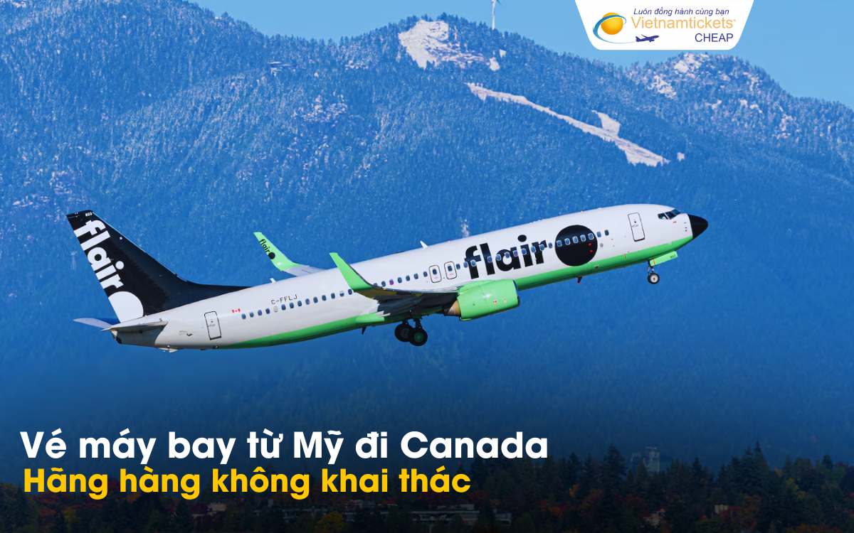 Hãng hàng không từ Mỹ sang Canada