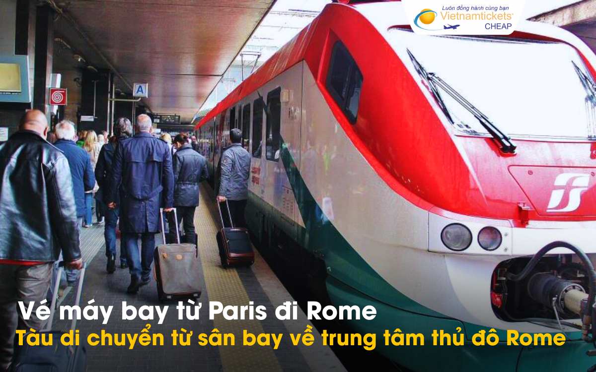 Di chuyển từ sân bay về trung tâm Rome