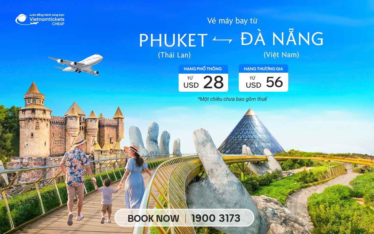 Vé Máy Bay Từ Phuket Đi Đà Nẵng
