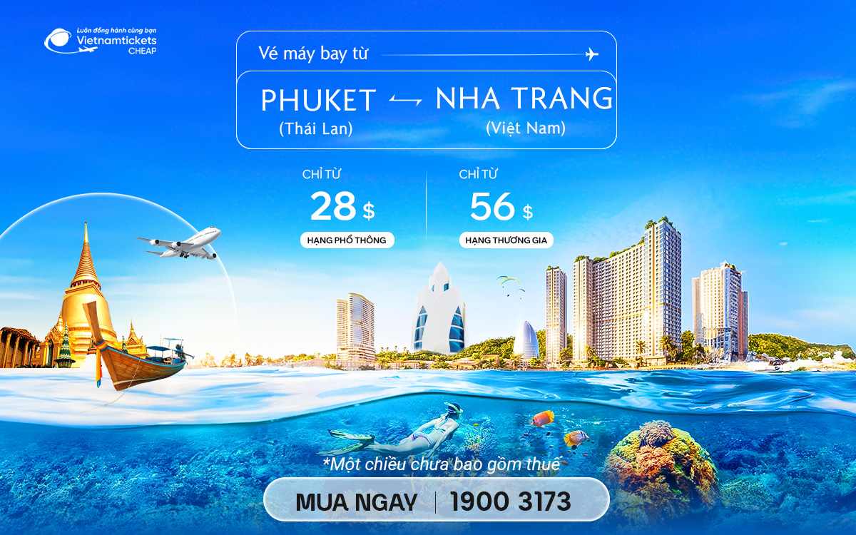 Vé Máy Bay Từ Phuket Đi Nha Trang
