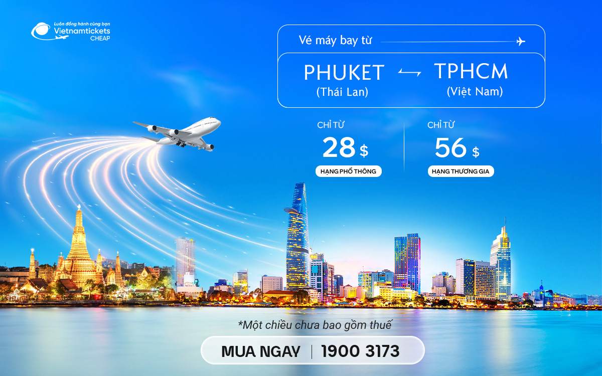 Vé Máy Bay Từ Phuket Đi TPHCM
