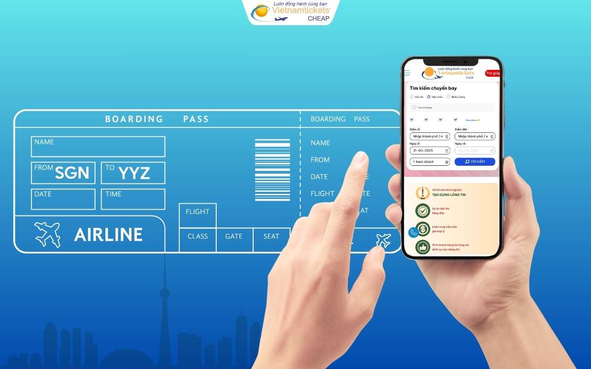 Đặt vé máy bay từ Sài Gòn đi Toronto sớm