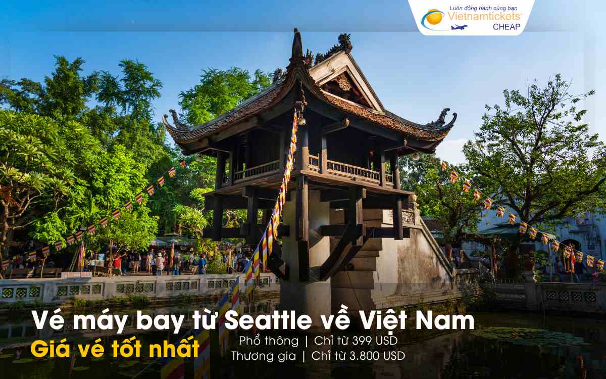 Giá vé máy bay từ Seattle về Việt Nam