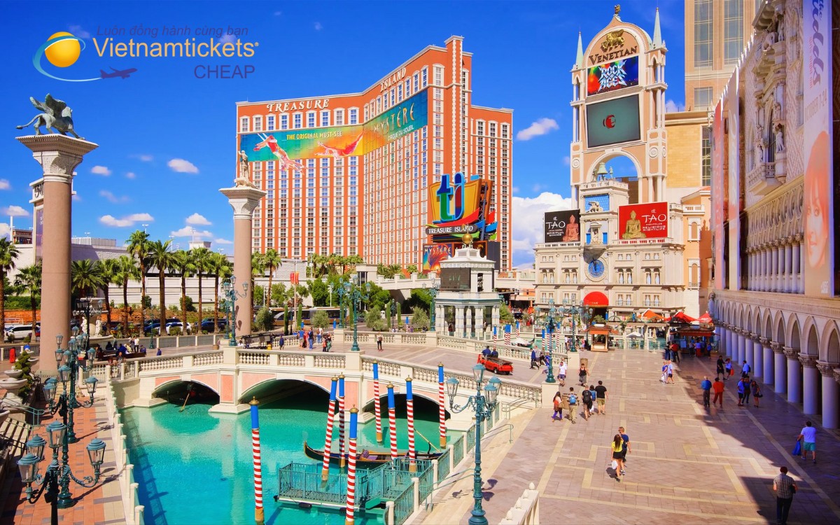 Giá vé máy bay từ TPHCM đến Las Vegas hôm nay