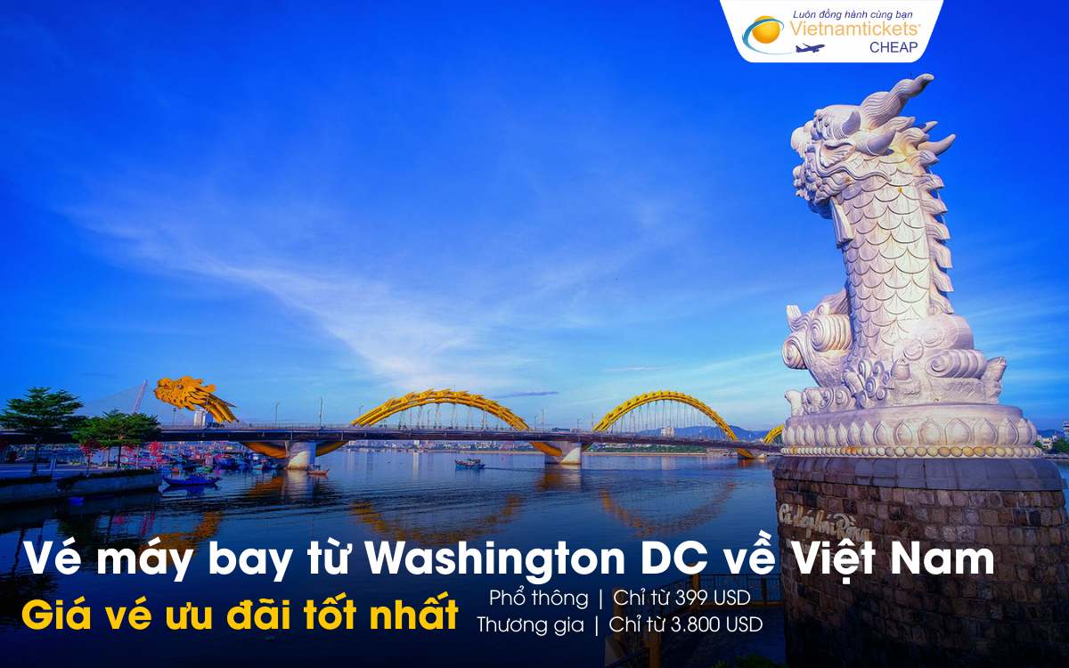 Giá vé máy bay từ Washington DC về Việt Nam