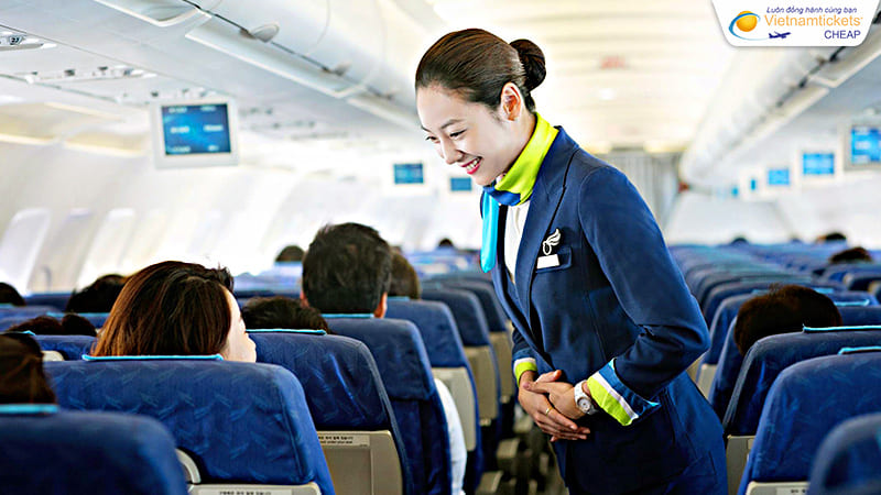 ghế ngồi thoải mái của Air Busan