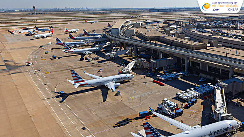 sân bay Dallas trung tâm của American Airlines