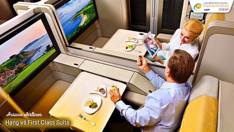 hạng First Class hạng vé cao cấp nhất