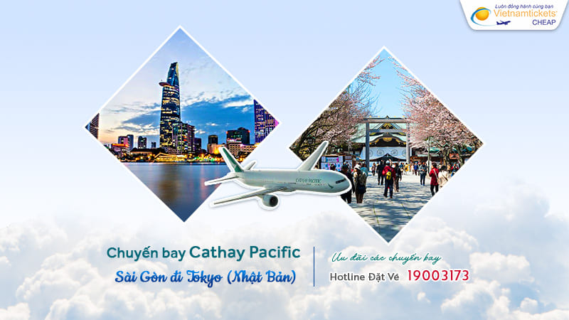 giá vé máy bay Cathay Pacific từ Sài Gòn
