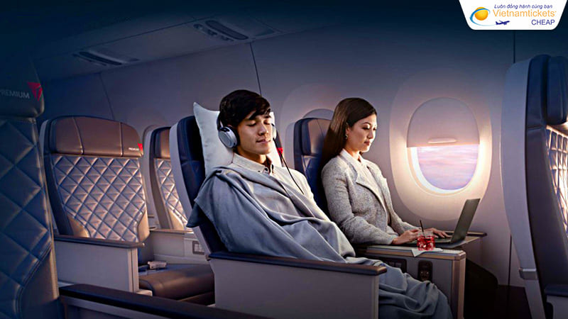 hạng ghế Delta Premium Select của Delta Airlines