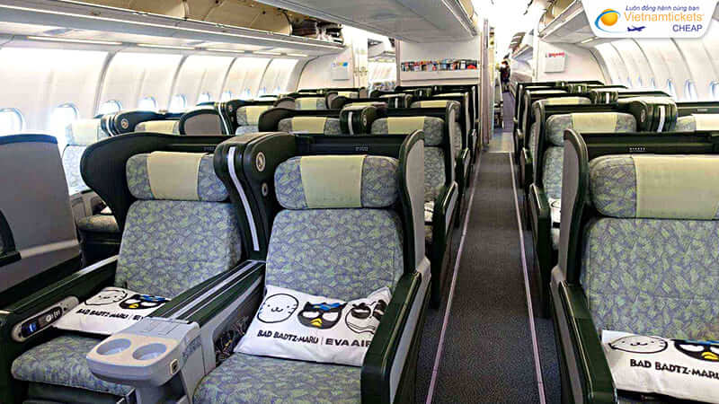hạng vé Business Class Eva Air