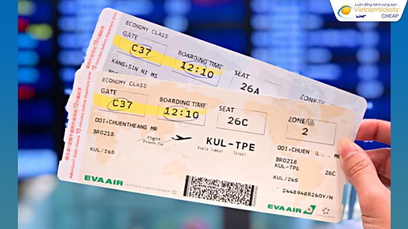 quy định hoàn đổi vé hãng Eva Air