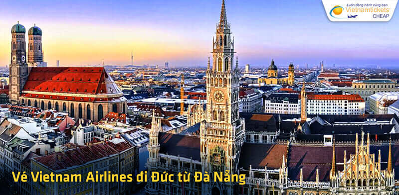 giá vé máy bay đi Đức của Vietnam Airlines từ Đà Nẵng