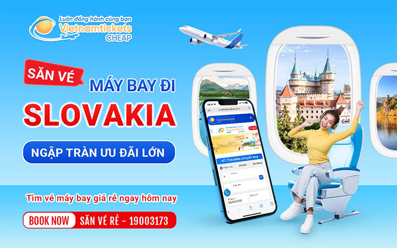 giá vé máy bay đi Slovakia