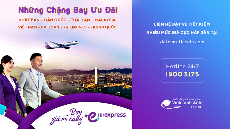 đặt vé HK Express tại Việt Nam như thế nào
