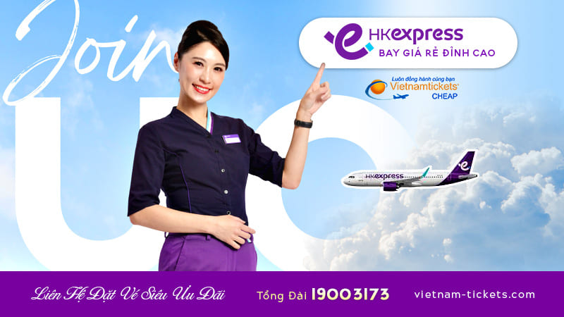 hướng dẫn book vé máy bay HK Express giá rẻ