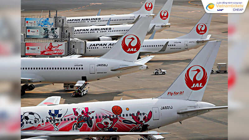 đội bay hãng Japan Airlines