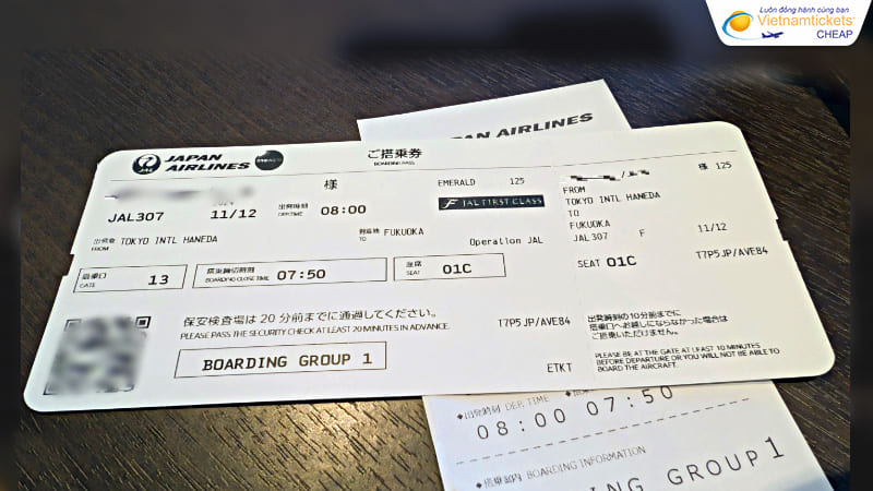 quy định hoàn đổi vé máy bay Japan Airlines