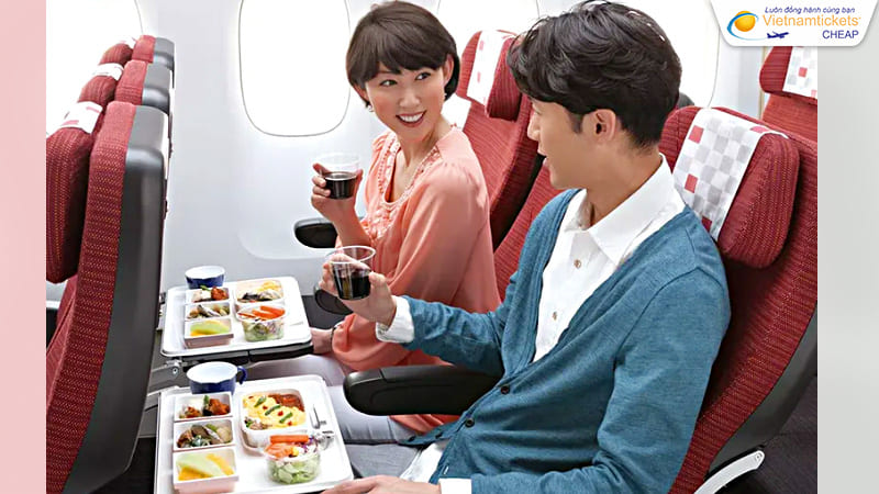 vé hãng Japan Airlines hạng Phổ thông Đặc biệt