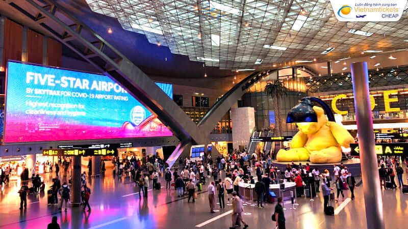 sân bay quốc tế Hamad (DOH) | Trung tâm của Qatar Airways