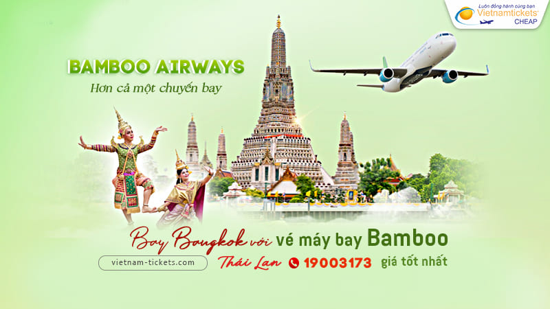giá vé chuyến bay quốc tế hãng Bamboo Airways