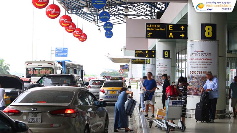 sân bay khởi hành và hạ cánh chuyến bay Đài Loan Hà Nội