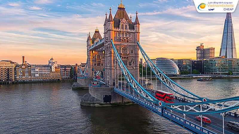 các chặng bay đi Anh của British Airways từ Việt Nam